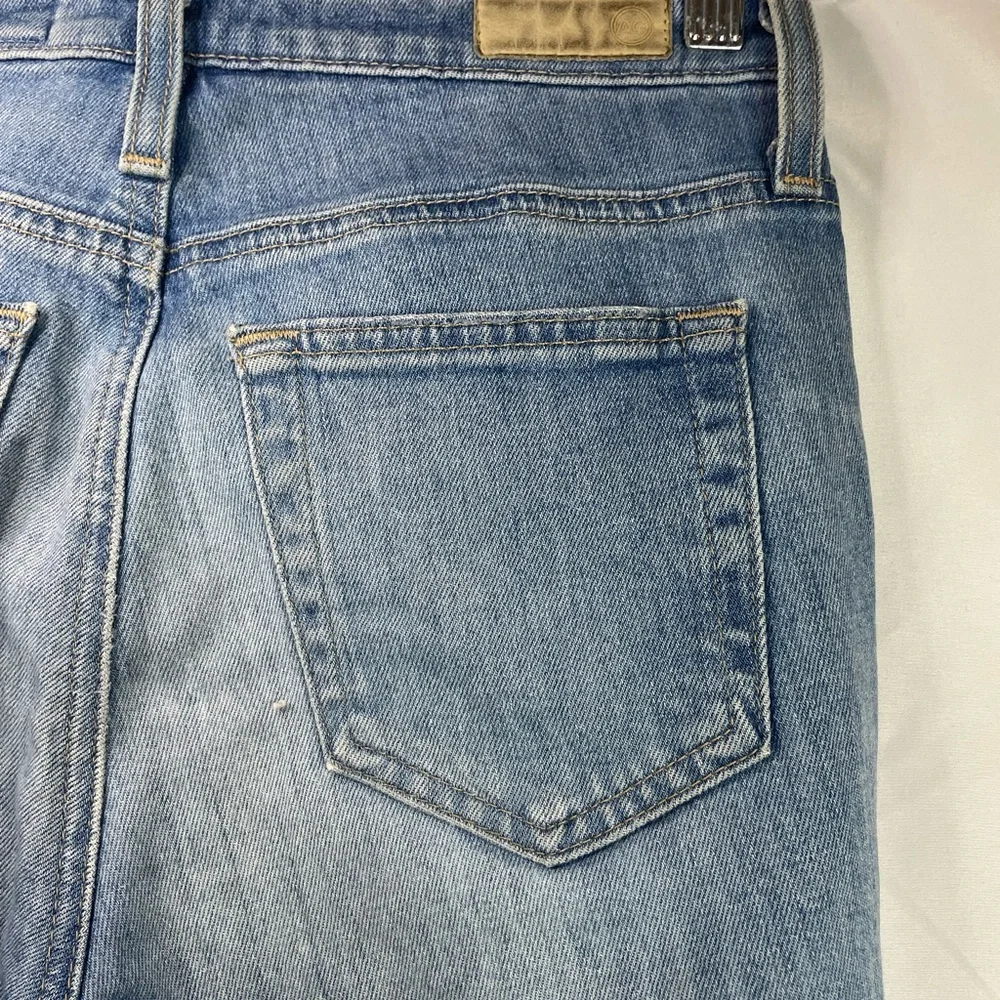 AG Adriano Goldschmied Light  wash Straight  Leg Jeans Womens 25 R